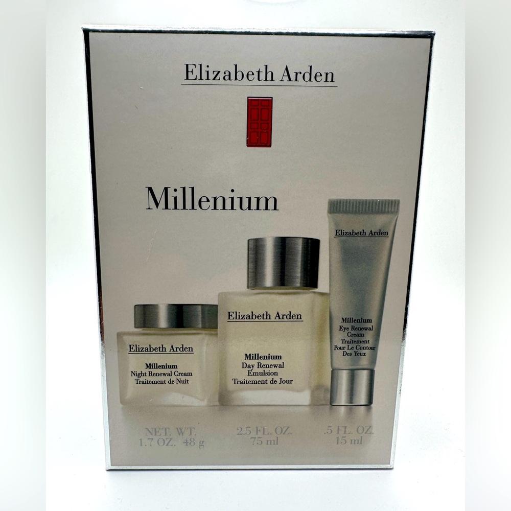 Elizabeth Arden Millenium 3 cream set box.
